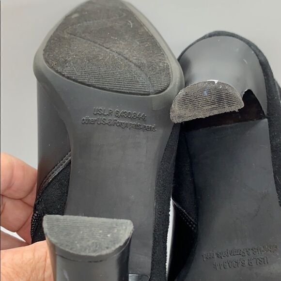 White mountain vegan leather & fabric ankle boots - Picture 8 of 8